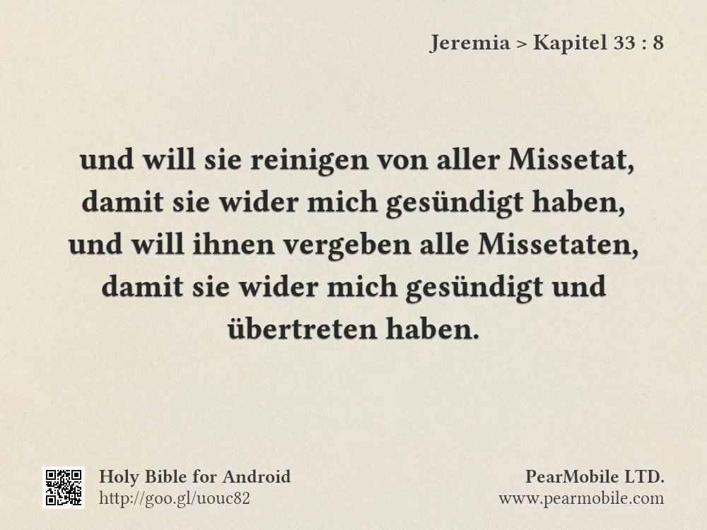 Jeremia, Kapitel 33:8
